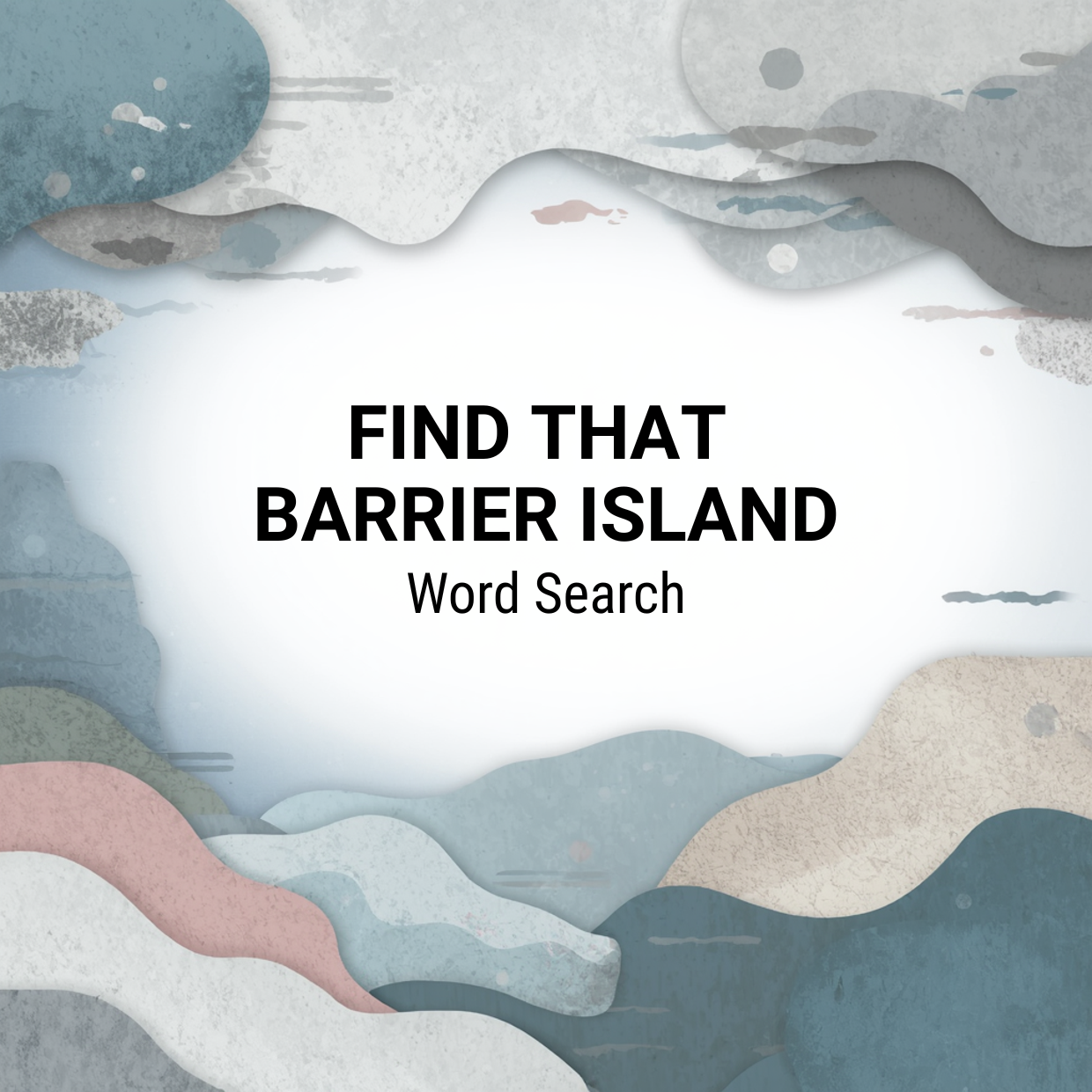 Barrier Island Word Search - Educational Activity